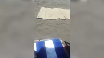 Homemade Beach Sex with Shaved Girlfriends - Amateur Exhibitionist Fun