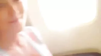 Homemade Blowjobs on Commercial Airplanes with Blonde Girlfriends