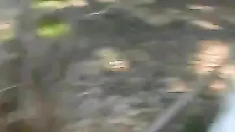 Homemade Outdoor Fucking with Cum Swallowed - Amateur Couple Public Sex