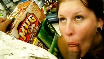 Homemade Blowjob in Public with Slutty Girlfriend Homemade Blowjob in Public with Slutty Girlfriend