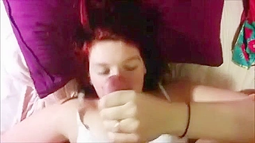 Redhead Wife Epic Homemade Facial Cumshot