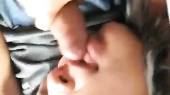 Homemade Blowjob by Latina Teen on Public Bus