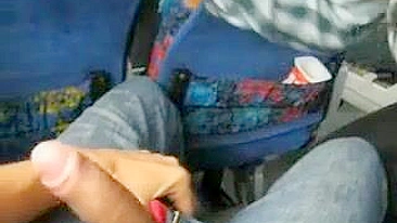 Homemade Blowjob by Latina Teen on Public Bus