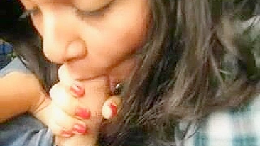 Homemade Blowjob by Latina Teen on Public Bus