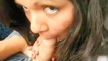 Homemade Blowjob by Latina Teen on Public Bus