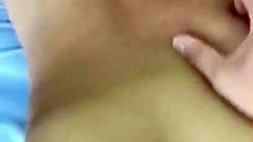 Homemade Ebony Facial Cumshot with Biggest Jizz Mess