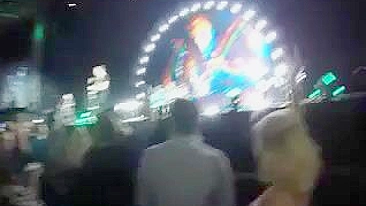 Homemade Blowjob Party with Amateur Sluts in Public