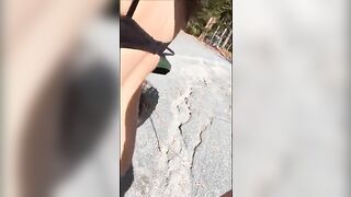 Homemade Outdoor Sex with Amateur Couple Public Fucking & Blowjob