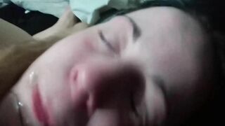 Submissive Girlfriend Worships Big Cock in Rough Homemade Sex