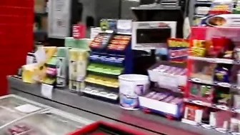 Homemade Blowjob at Work with Cum Swallowed by Ebony Glasses Wearer