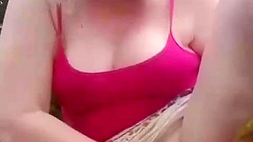 Homemade Squirting Orgasm with Big Tits & Chubby Amateur