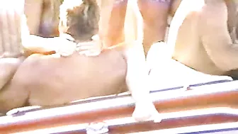 Spring Break Wild Ride - Blonde Girlfriend Public Outdoor Sex Party