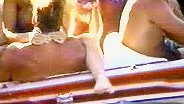 Spring Break Wild Ride - Blonde Girlfriend Public Outdoor Sex Party