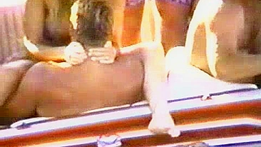 Spring Break Wild Ride - Blonde Girlfriend Public Outdoor Sex Party