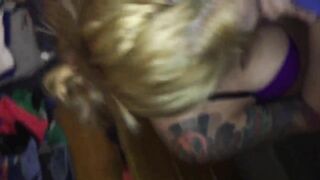 Homemade Wife Swallows Him Twice in Amateur BJ & CIM
