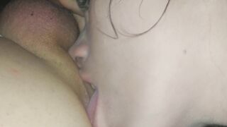 Homemade Slut Wife Ass Licking Blowjob & Rim Job