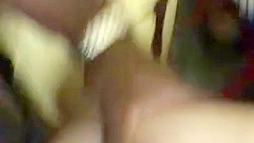 Homemade Interracial Sex with BBC, Cum Swallowing & Glasses