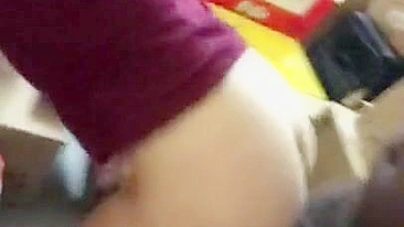 Homemade Interracial Sex with BBC, Cum Swallowing & Glasses