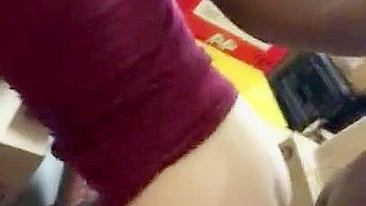 Homemade Interracial Sex with BBC, Cum Swallowing & Glasses