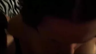 Amateur Wife Teaches Friend to Suck Big Black Cock in Homemade Threesome