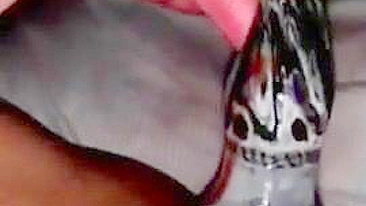 Amateur Teen Masturbates with Dildo, Brother Pipe, and Horny Student