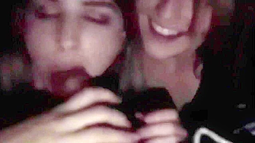 Homemade Threesome with Big Cocks & Cumshots