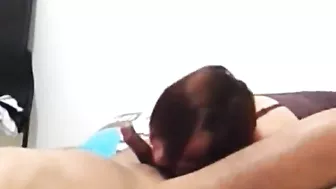 Homemade MILF Rimjob & Blowjob Amateur Video with Ass Licking