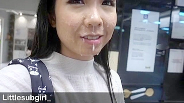 Homemade Asian Cum Sluts with Big Facials & Walk of Shame