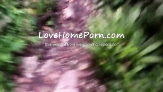 Amateur Couple Homemade Fuck Session in the Woods with Big Cocks and Blowjobs