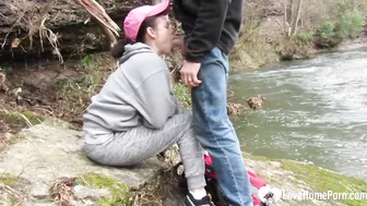 Outdoor Amateur Blowjobs with Deep Throat & Face Fuck