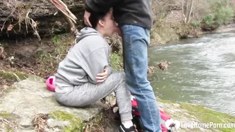 Outdoor Amateur Blowjobs with Deep Throat & Face Fuck