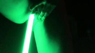 Homemade Star Wars Striptease with Amateur Jedis Masturbating