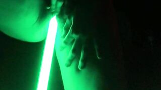 Homemade Star Wars Striptease with Amateur Jedis Masturbating