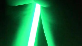 Homemade Star Wars Striptease with Amateur Jedis Masturbating