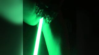 Homemade Star Wars Striptease with Amateur Jedis Masturbating