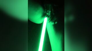 Homemade Star Wars Striptease with Amateur Jedis Masturbating