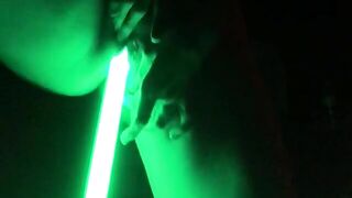 Homemade Star Wars Striptease with Amateur Jedis Masturbating