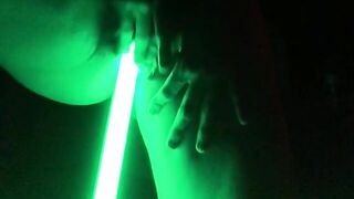 Homemade Star Wars Striptease with Amateur Jedis Masturbating