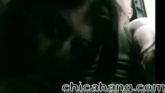 Homemade Blowjob by Latina Exhibitionist on Bus from Puebla to Mexico City