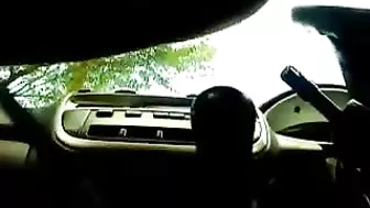 Homemade Masturbation with Brunette Euro Babe in Car Amateur Selfie