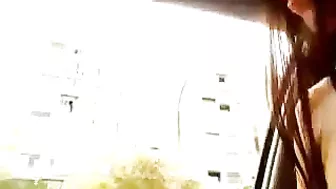 Homemade Masturbation with Brunette Euro Babe in Car Amateur Selfie