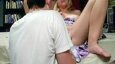 Mature Neighbor Mom Squirts Buckets in Homemade Sex with Finger