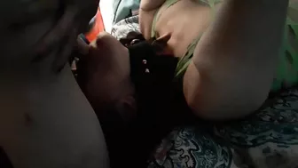 Homemade Deepthroat Training with Submissive Girlfriend