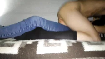 Homemade Pegging with Huge Strapon Dildo & Sissy Punishment