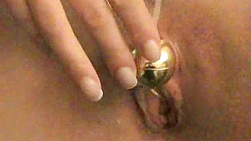 Homemade Porn Video - Brunette Couple Fetish for Cream Pie in Missionary Position