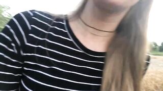 Public Masturbation by Brunette Exhibitionist - Amateur Homemade Porn