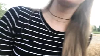 Public Masturbation by Brunette Exhibitionist - Amateur Homemade Porn