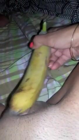 Amateur Banana - Homemade Porn Video - Amateur Masturbates with Banana Dildo in Her Pussy |  AREA51.PORN