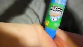 Redhead Wife Gets Fucked with Giant Dildo in Homemade Sex Video