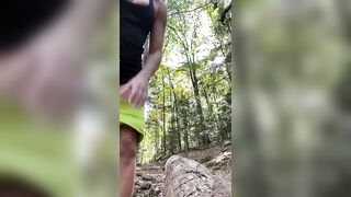 Outdoor Squirting MILF Amateur Orgasm